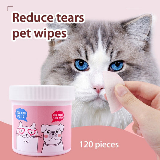 120 Pet Non-Woven Eye Cleaning Wipes