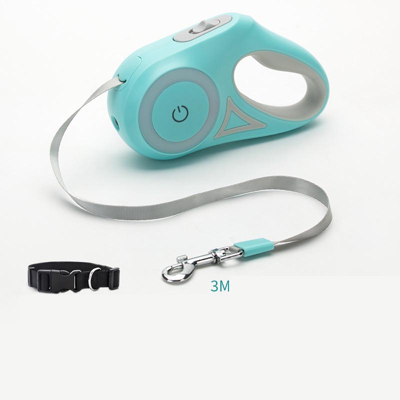 Retractable Spotlight Automatic Dog Leash