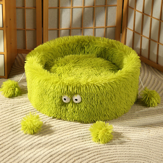 Round Eye Small Monster Cat Bed