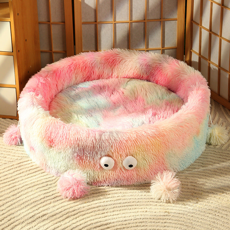 Round Eye Small Monster Cat Bed