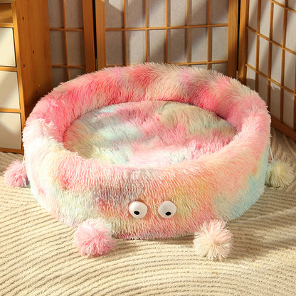 Round Eye Small Monster Cat Bed