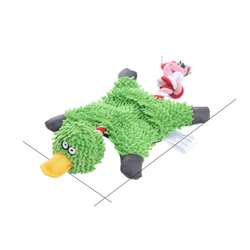 Pet Donkey Shape Corduroy Chew Toy For Dog
