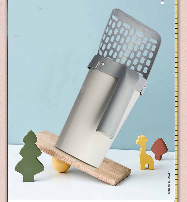 Integrated Removable Cat Litter Scoop Set