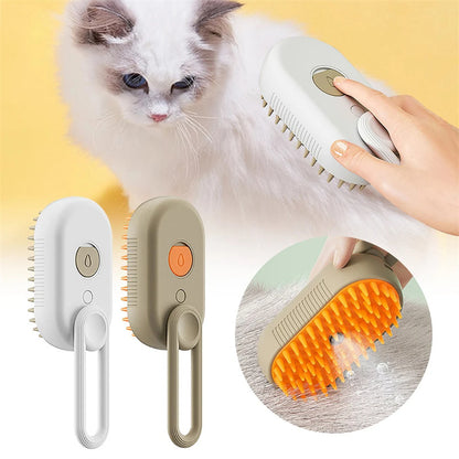 3 In 1 Electric Cat Steam Spray Brush