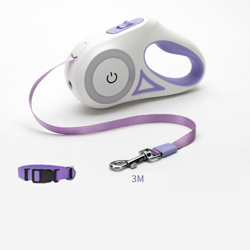 Retractable Spotlight Automatic Dog Leash
