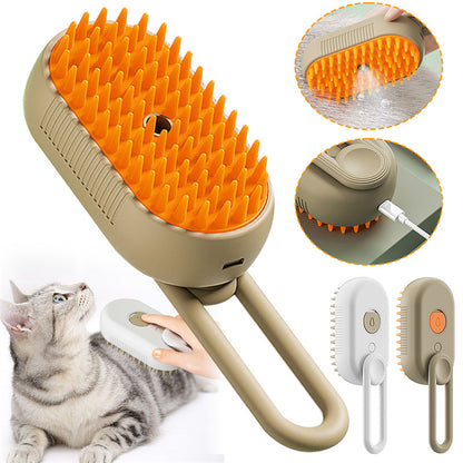 3 In 1 Electric Cat Steam Spray Brush