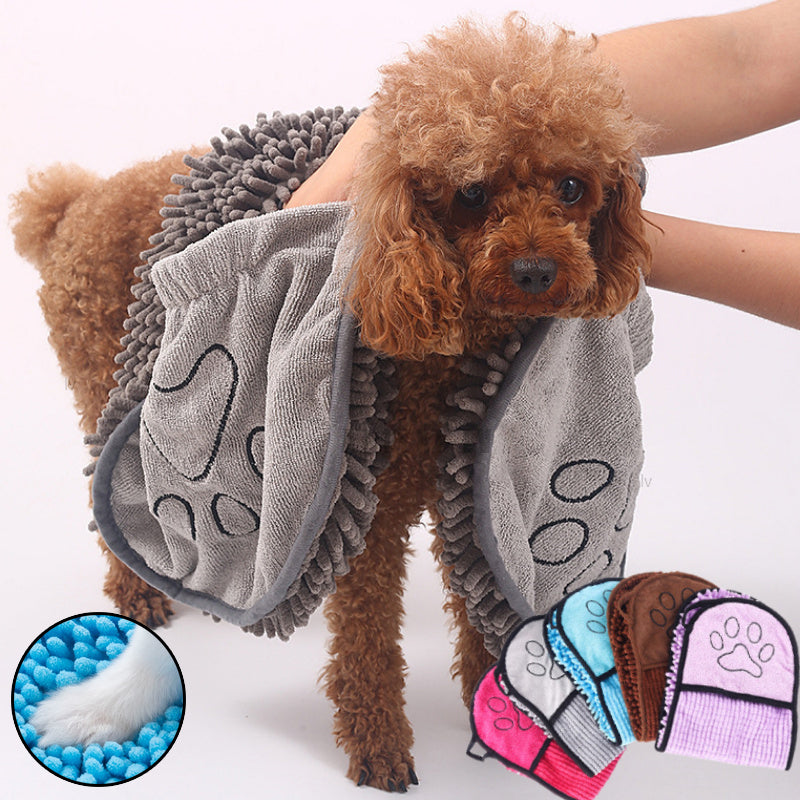 Microfiber Super Absorbent Dog Bathrobe Towel