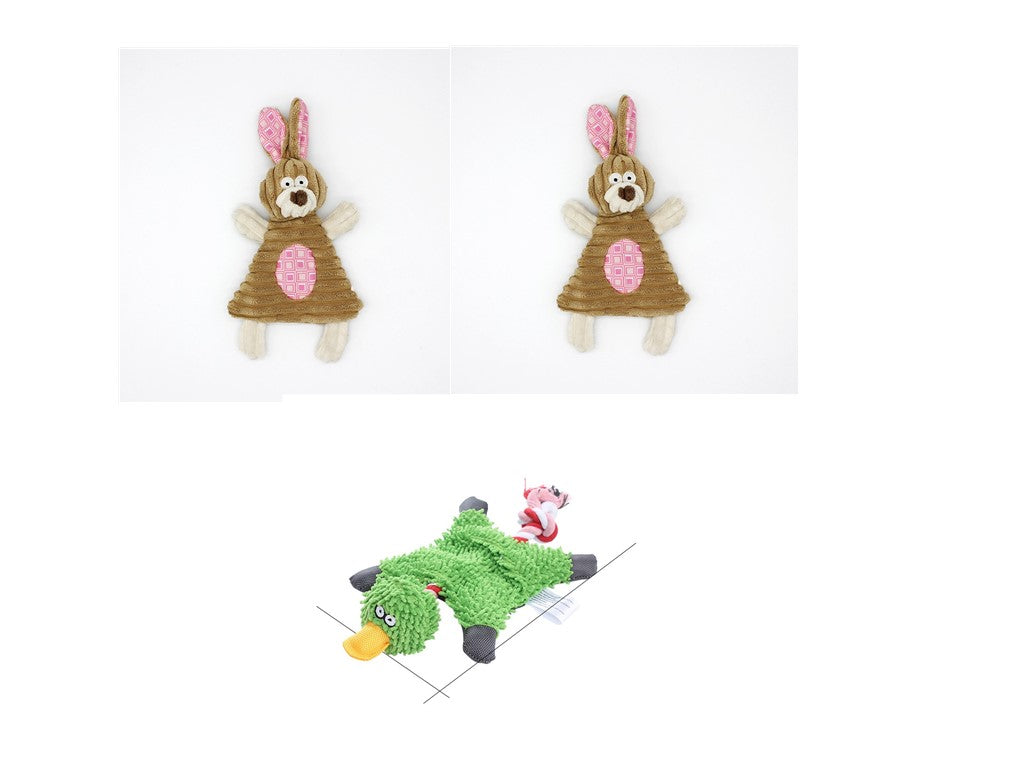 Pet Donkey Shape Corduroy Chew Toy For Dog