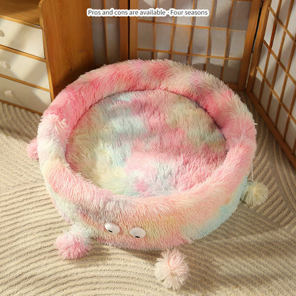 Round Eye Small Monster Cat Bed