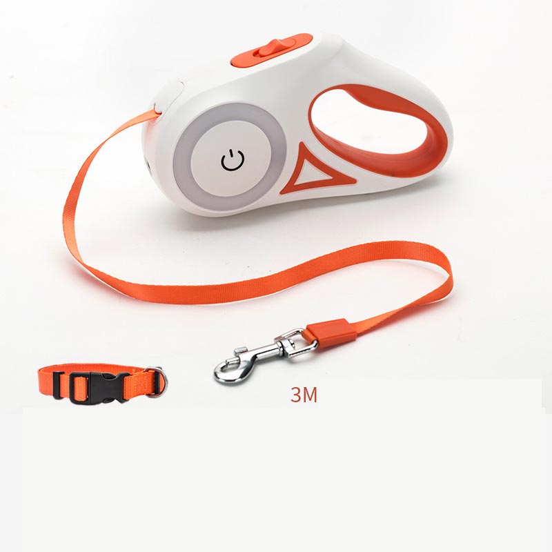 Retractable Spotlight Automatic Dog Leash