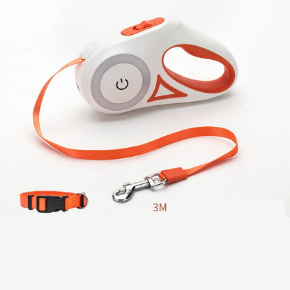 Retractable Spotlight Automatic Dog Leash