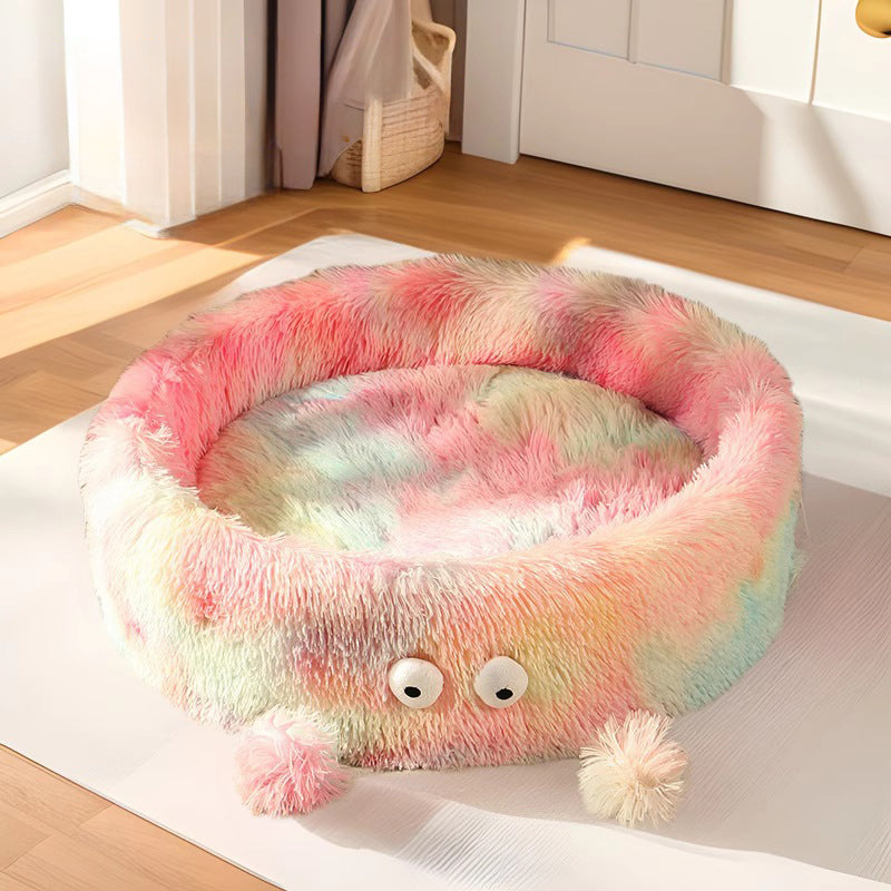 Round Eye Small Monster Cat Bed
