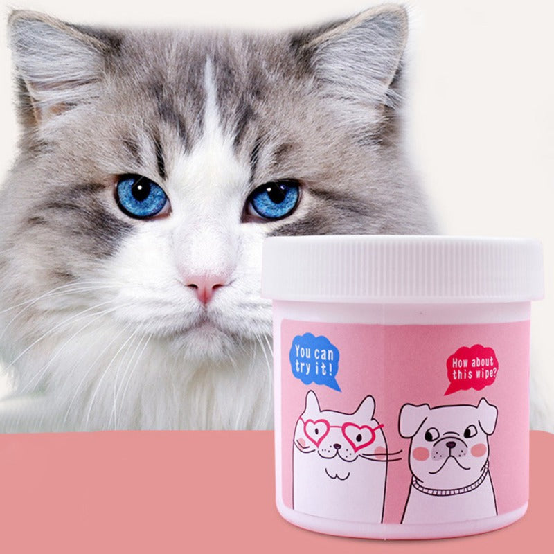 120 Pet Non-Woven Eye Cleaning Wipes