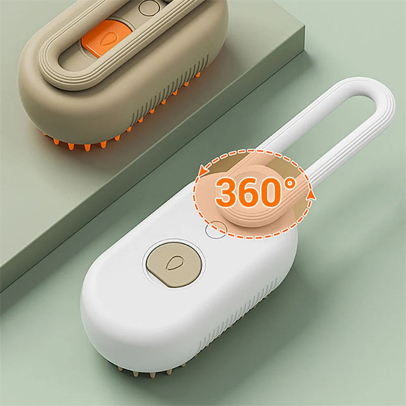 3 In 1 Electric Cat Steam Spray Brush