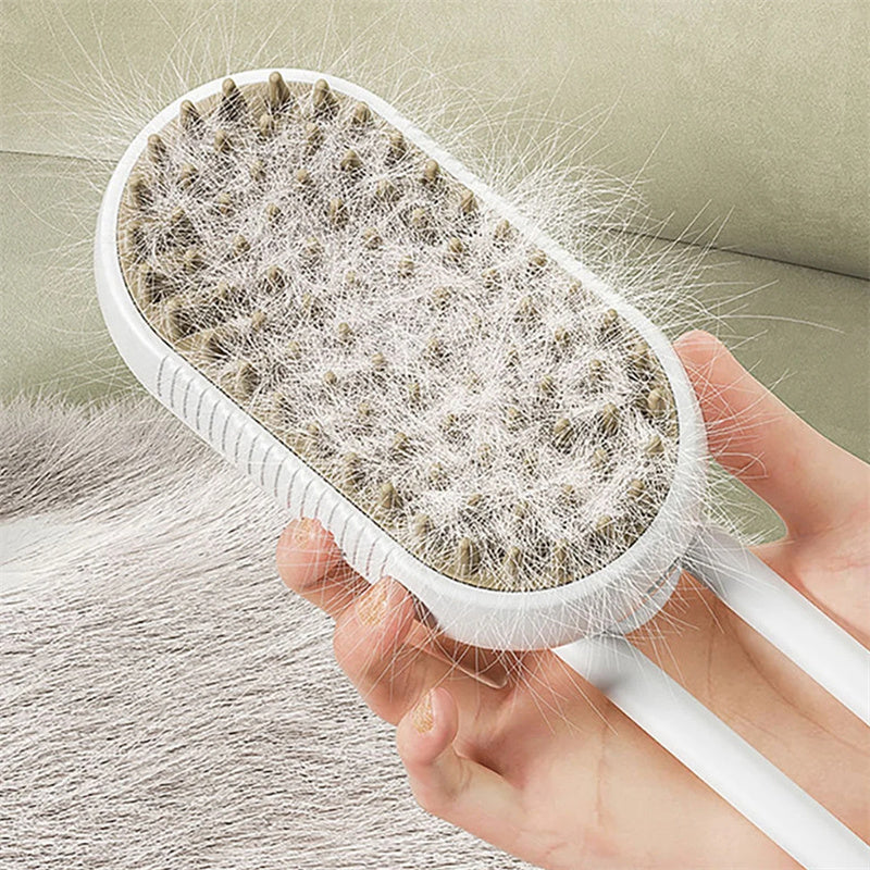 3 In 1 Electric Cat Steam Spray Brush